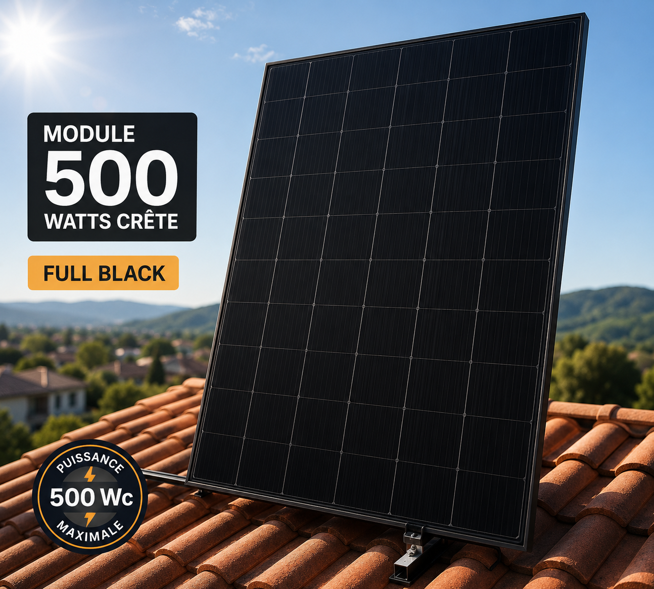 Module photovoltaïque full black