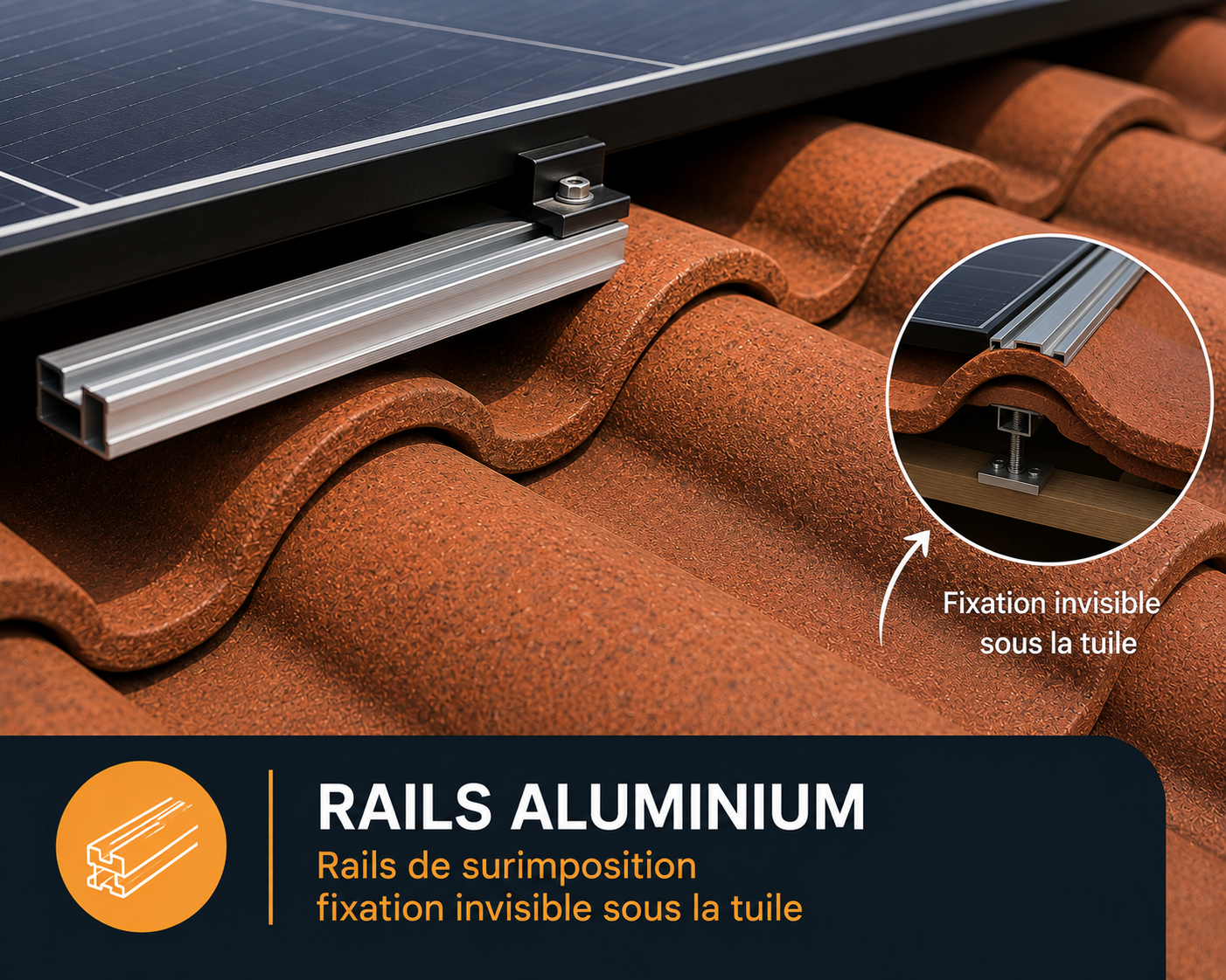 Rails de pose